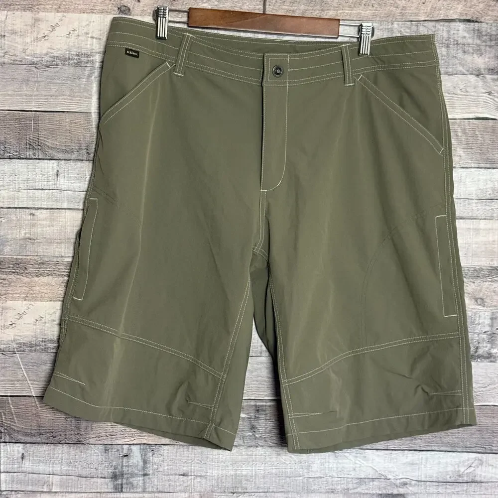 Kuhl Renegade Shorts Mens 40 Olive Stretch Performance Hiking Technical
